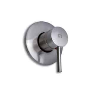 Monomando regadera acero inoxidable satin Reggio 04040 - Imagen 2