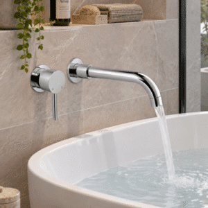 12MPR1I LLAVE MONOMANDO BAÑO LAVABO TINA TONDA