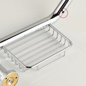 Barra de seguridad con jabonera cromo 34005 - Imagen 2