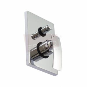 Monomando regadera cromo 82709-1 con botón desviador - Imagen 1