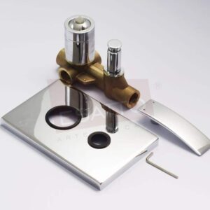 Monomando regadera cromo 82709-1 con botón desviador - Imagen 2
