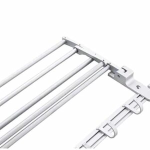 Repisa toallero hotelero rack parrilla aluminio pleglable AC-010 - Imagen 4