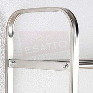 Rack almacenamiento zapatera toallero repisero acero AC-041 - Imagen 3