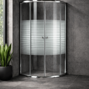 Cancel para baño curvo sin base 90 x 90 x185 CA-009R - Imagen 3