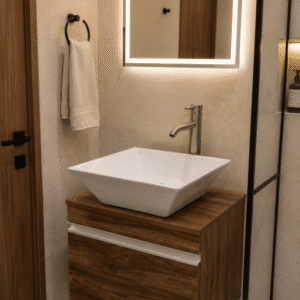 MUEBLE PARA BAÑO MODERNO DBTA MAYA SATIN - Imagen 3