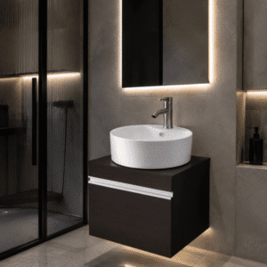 MUEBLE PARA BAÑO MODERNO DBTA RONDO SATIN - Imagen 1