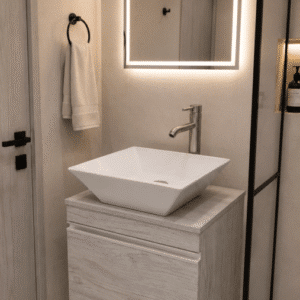 MUEBLE PARA BAÑO MODERNO DBTA MAYA SATIN - Imagen 2