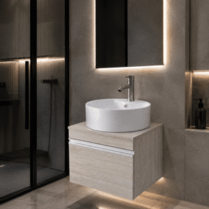 MUEBLE PARA BAÑO MODERNO DBTA RONDO SATIN - Imagen 3