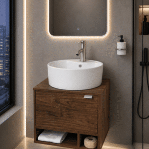 MUEBLE PARA BAÑO MODERNO DCTA RONDÓ SATIN - Imagen 3