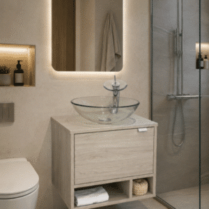 MUEBLE PARA BAÑO MODERNO DCNA VETRO - Imagen 3