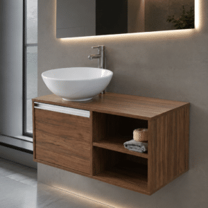 MUEBLE PARA BAÑO MODERNO DDTC GLOBUS 2 SATIN - Imagen 2