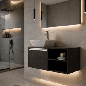 MUEBLE PARA BAÑO MODERNO DDTC MAYA SATIN