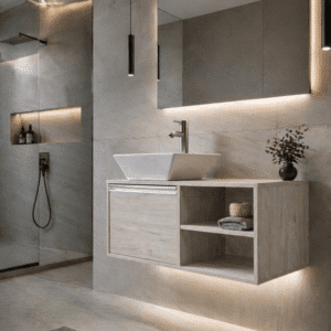 MUEBLE PARA BAÑO MODERNO DDTC MAYA SATIN - Imagen 3