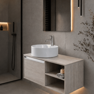 MUEBLE PARA BAÑO MODERNO DDTC RONDO SATIN - Imagen 3