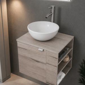 MUEBLE PARA BAÑO MODERNO DTUA GLOBIE SATIN