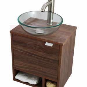 MUEBLE PARA BAÑO MODERNO DCNB DROP MINI SATIN - Imagen 1