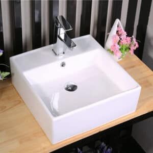 Econokit Arial C Paquete Lavabo con llave cuadrada y desagües - Imagen 3
