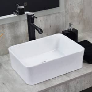 Econokit Borde Mini N Paquete Lavabo grifo negro contra y céspol - Imagen 1