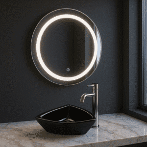 Econokit Drei Paquete Lavabo ovalin negro llave contra y céspol - Imagen 3