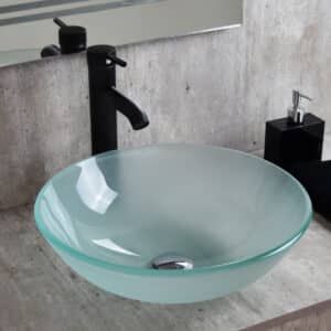 Econokit Drop Satin N Paquete Lavabo llave negra - Imagen 1