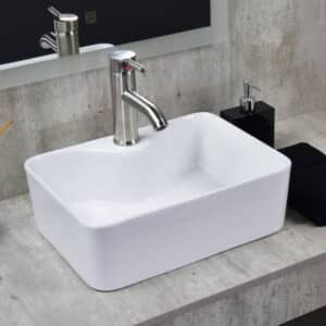 Econokit Fidem Mini Satín paquete lavabo llave monomando contra cespol - Imagen 1