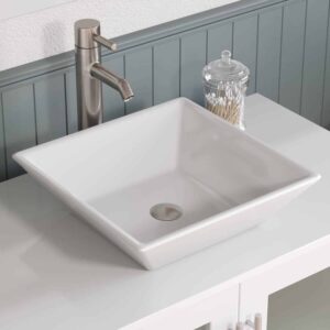 Econokit Maya Satin Paquete Lavabo llave inox y desagües