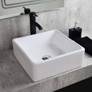 Econokit Quadra N Paquete Lavabo llave negra - Imagen 2