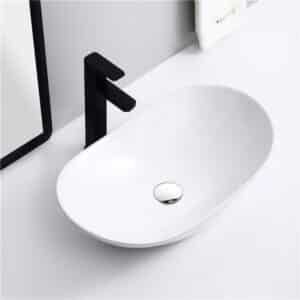 Econokit Vasca NC Paquete Lavabo llave negra cuadrada + desagües - Imagen 2