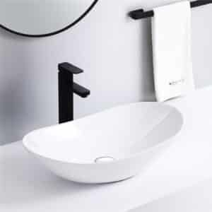 Econokit Vasca NC Paquete Lavabo llave negra cuadrada + desagües - Imagen 4