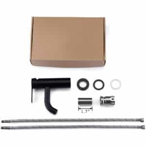 LLAVE MONOMANDO PARA BAÑO BAJO NEGRO PALETA GB-056 - Imagen 5