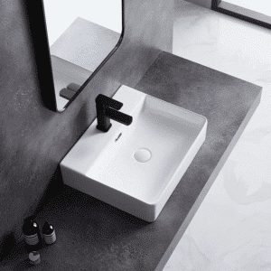 Econokit Zig NC paquete lavabo llave monomando negro cuadrado contra cespol - Imagen 2