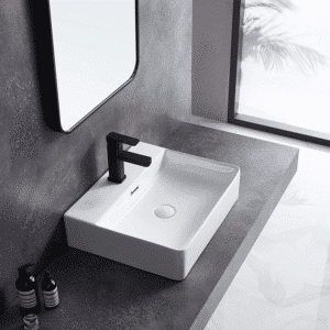 Econokit Zig NC paquete lavabo llave monomando negro cuadrado contra cespol - Imagen 3