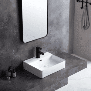 Econokit Zig NC paquete lavabo llave monomando negro cuadrado contra cespol - Imagen 1
