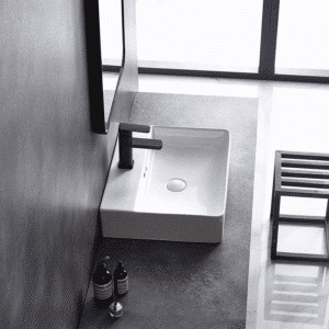 Econokit Zig NC paquete lavabo llave monomando negro cuadrado contra cespol - Imagen 4