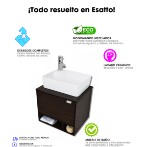 MUEBLE PARA BAÑO MODERNO DCTA ALFA PLUS - Imagen 8