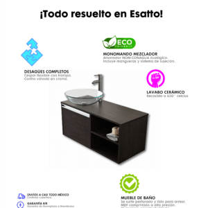 MUEBLE PARA BAÑO MODERNO DDTC DROP 5 - Imagen 8
