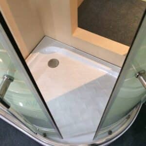 Cancel para baño curvo con base 90 x 90 x195 CA-006R - Imagen 4