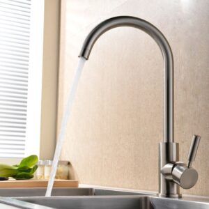 GC-023 LLAVE MONOMANDO SATINADO DE COCINA O BAÑO