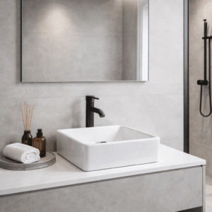 Econokit Quadra N Paquete Lavabo llave negra - Imagen 1