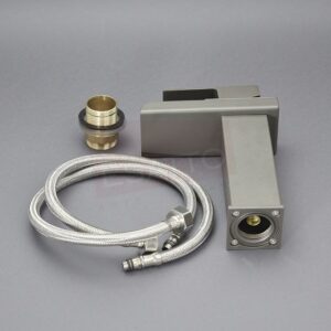 LLAVE MONOMANDO PARA BAÑO BAJO GRIS MATE CASCADA GB-057 - Imagen 2