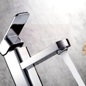 Econokit Drop C Paquete lavabo ovalín vidrio cristal con llave cuadrada y desagües - Imagen 5