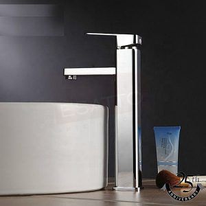 Econokit Drop C Paquete lavabo ovalín vidrio cristal con llave cuadrada y desagües - Imagen 7