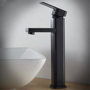 Econokit Nero NC Paquete Lavabo ovalin negro llave negra cuadrada contra y céspol - Imagen 4
