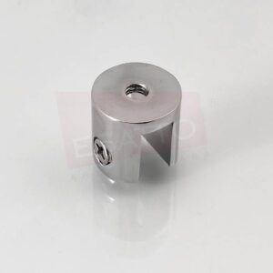 Set de 4 soportes de muro para repisa metal cromo con prisionero HE-014 - Imagen 5