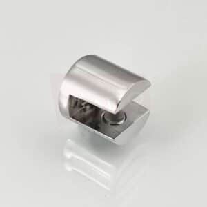 Set de 4 soportes de muro para repisa metal cromo con prisionero HE-014 - Imagen 6