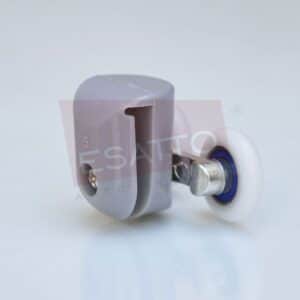 Set de carretillas rodamientos gomas topes tornillos botones para cancel 2 puertas HE-002 - Imagen 3