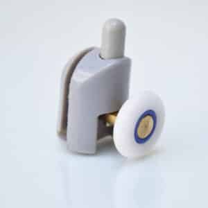 Set de carretillas rodamientos gomas topes tornillos para cancel 2 puertas HE-001 - Imagen 5
