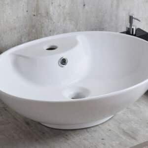 LAVABO CERÁMICO SOBREPONER OC-077 - Imagen 1