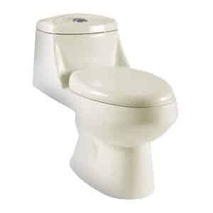 Sanitario inodoro WC Taza Baño One-Piece WC-001G Hueso Marfil Ecológico