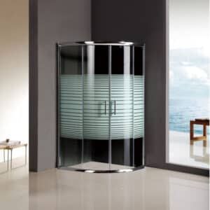 Cancel para baño curvo sin base 100 x 100 x 185 CA-010R